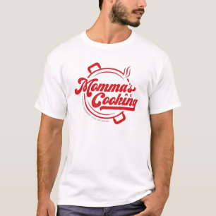 Camiseta Retrai o Cozinhar da minha mãe Kwame Filho Brown