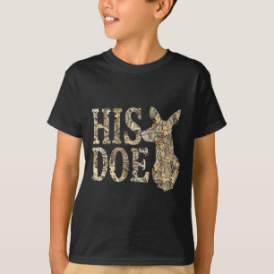 Camiseta Retrai Seu Doe Camo Deer Hunting Matchin