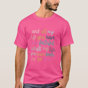 Camiseta Retrai Toda A Minha Vida Que Você Tem Sido Muito E