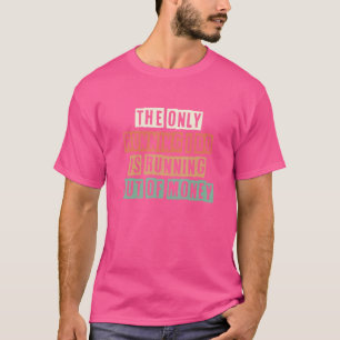 Camiseta Retrair A Única Execução Que Eu Faço Está Saindo D