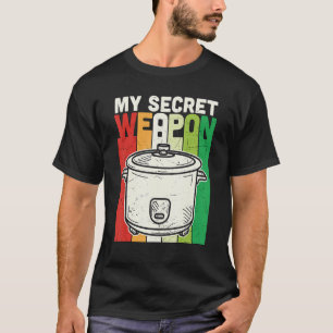 Camiseta Retrair minha arma secreta Comida culinária cozinh