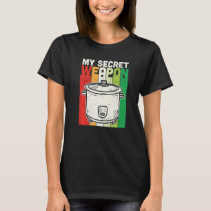 Camiseta Retrair minha arma secreta Comida de armas culinár