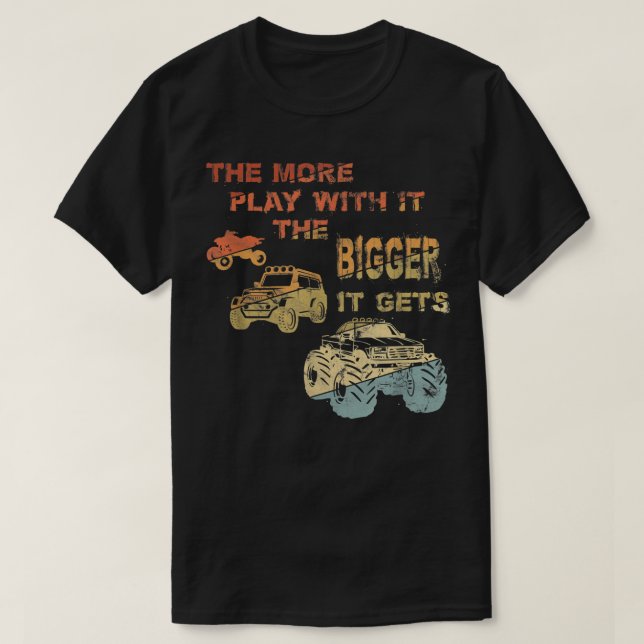 Camiseta Retrair Quanto Mais Brincar Com Ele (Frente do Design)
