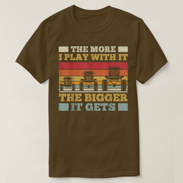 Camiseta Retrair Quanto Mais Brincar Com Ele (Frente do Design)