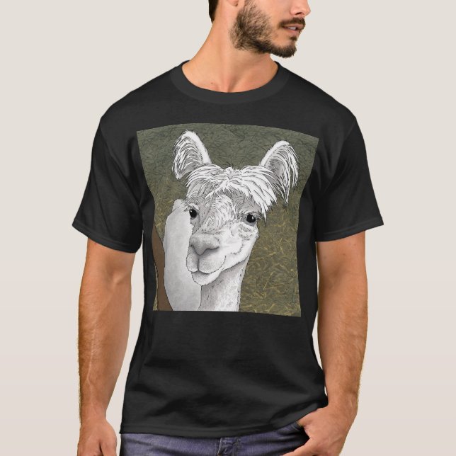 Camiseta Retrato Alpaca 2 (Frente)