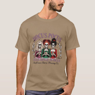 Camiseta retrato assustador da década de 90 bruxas mágicas