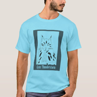 Camiseta Retrato Azul Lynx