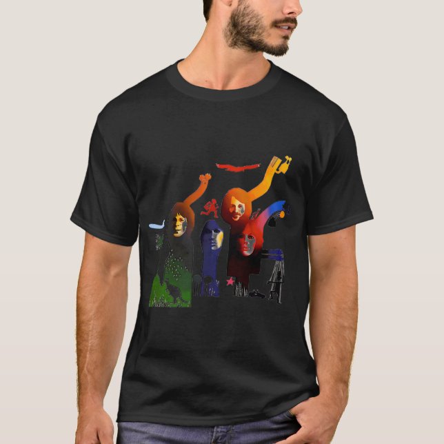 Camiseta retrato-colorido-Aba (Frente)