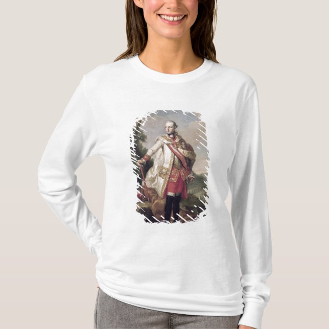 Camiseta Retrato completo do comprimento de Joseph II (Frente)