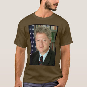Camiseta Retrato da Casa Branca Presidencial Bill Clinton