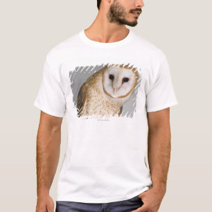 Camiseta Retrato da coruja de celeiro (Tyto alba).
