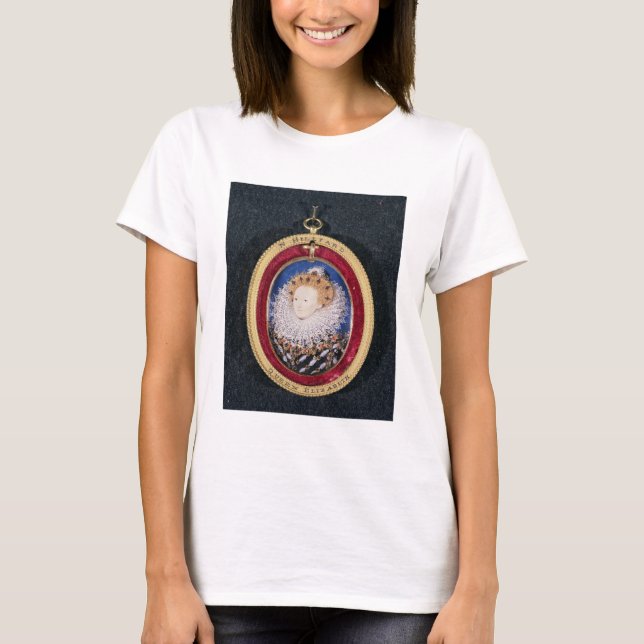 Camiseta Retrato da Rainha Elizabeth I (c/c no vellum) (Frente)