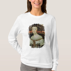 Camiseta Retrato da rainha Maria Anna da espanha