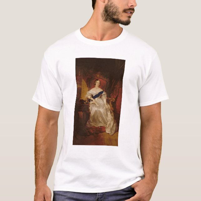 Camiseta Retrato da rainha Victoria (Frente)