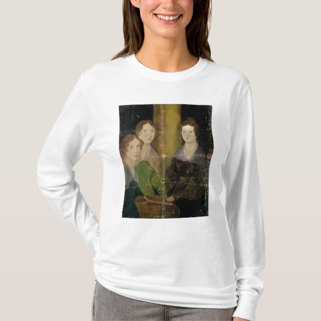 Camiseta Retrato das irmãs de Bronte, c.1834 (Frente)