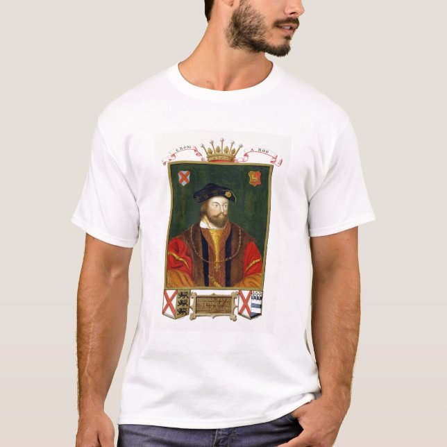 Camiseta Retrato de 1513-37) senhores Offal de Thomas (Frente)