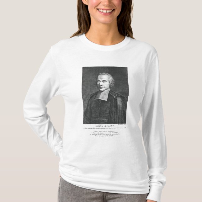Camiseta Retrato de Adrien Baillet (Frente)