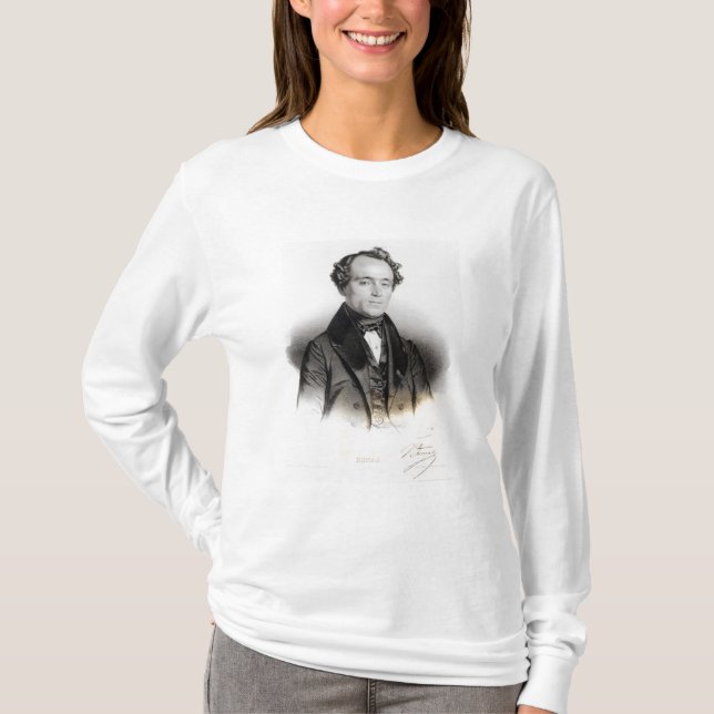Camiseta Retrato de Alexandre Dumas Fils (Frente)