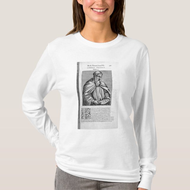 Camiseta Retrato de Amerigo Vespucci (Frente)