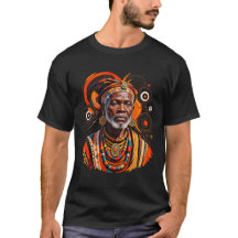 Retrato de Ancestral Artístico Espiritual Africano
