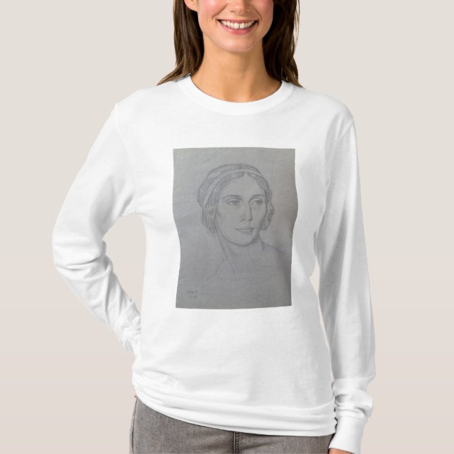 Camiseta Retrato de Anna Pavlova, 1908 (Frente)