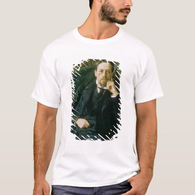 Camiseta Retrato de Anton Pavlovich Chekhov, 1898 (Frente)
