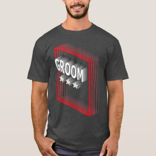 Camiseta Retrato de Apreciação de Cargo do Groom