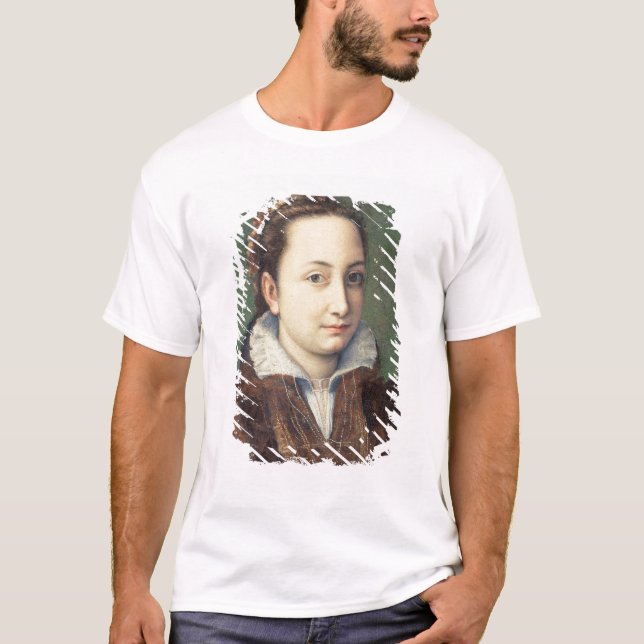 Camiseta Retrato de auto, attired como a empregada--honra (Frente)
