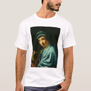 Camiseta Retrato de auto, c.1555 (óleo no painel)
