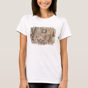 Camiseta Retrato de auto com os dois homens novos (caneta &