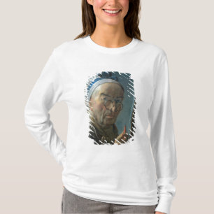 Camiseta Retrato de auto com uma armação, c.1775-79