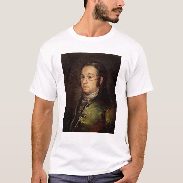 Camiseta Retrato de auto de Francisco Jose de Goya y (Frente)