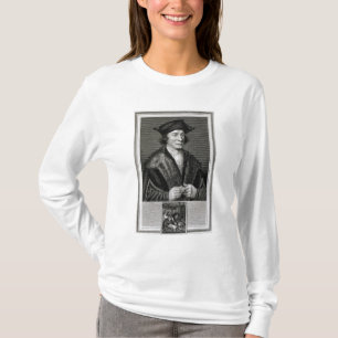 Camiseta Retrato de auto, gravado por J. Canto (gravura)