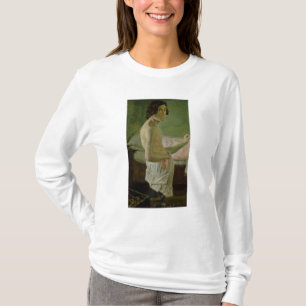 Camiseta Retrato de auto na frente da armação, c.1828
