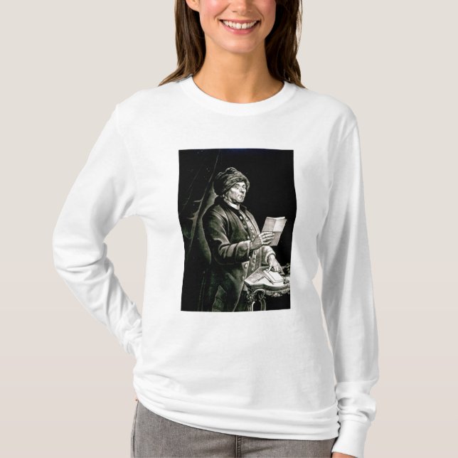 Camiseta Retrato de Benjamin Franklin, 1777 (Frente)