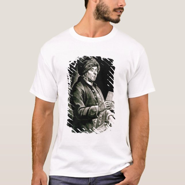 Camiseta Retrato de Benjamin Franklin, 1777 (Frente)