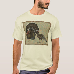 Camiseta Retrato de Bronze Padrão para Perus