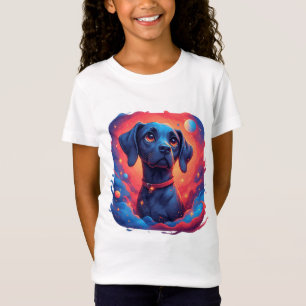 Camiseta Retrato de Cachorro Adorável