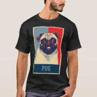 Retrato de Cachorro Bulldog Holandês Pug Pop Art