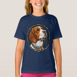 Camiseta Retrato de Cachorro com Ênfase no Detalhe