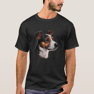 Camiseta Retrato de Cachorro de Jack Russell Terrier