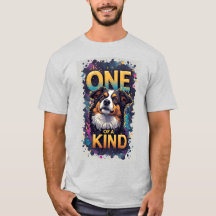 Retrato de Cachorro Único Com Cores Ousadas