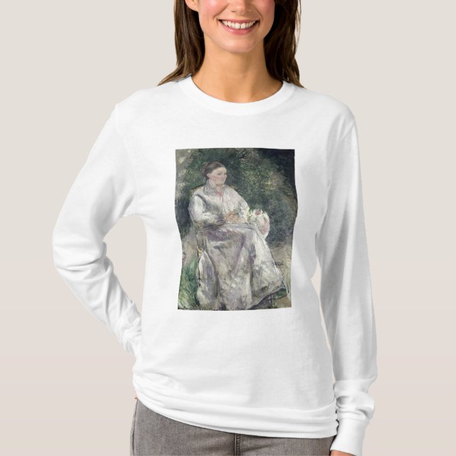 Camiseta Retrato de Camille Pissarro | de Julie Velay, (Frente)
