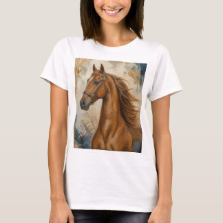 Camiseta Retrato de Cavalo
