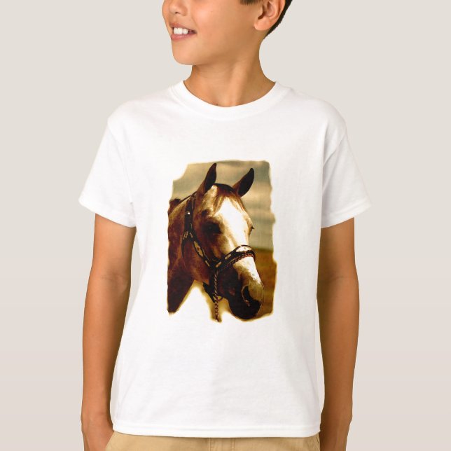 Camiseta Retrato de Cavalo (Frente)