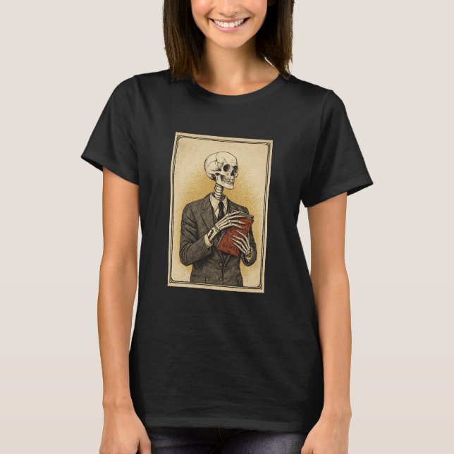 Camiseta Retrato de Caveira (Frente)