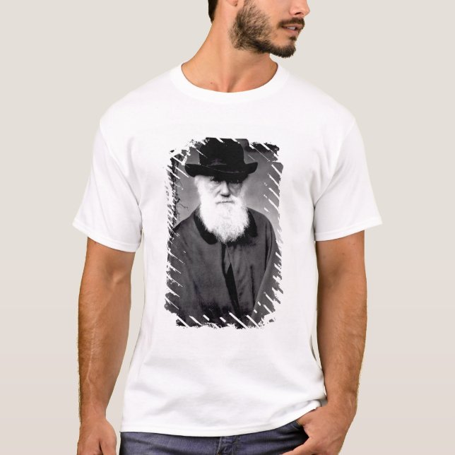 Camiseta Retrato de Charles Darwin 1881 (Frente)