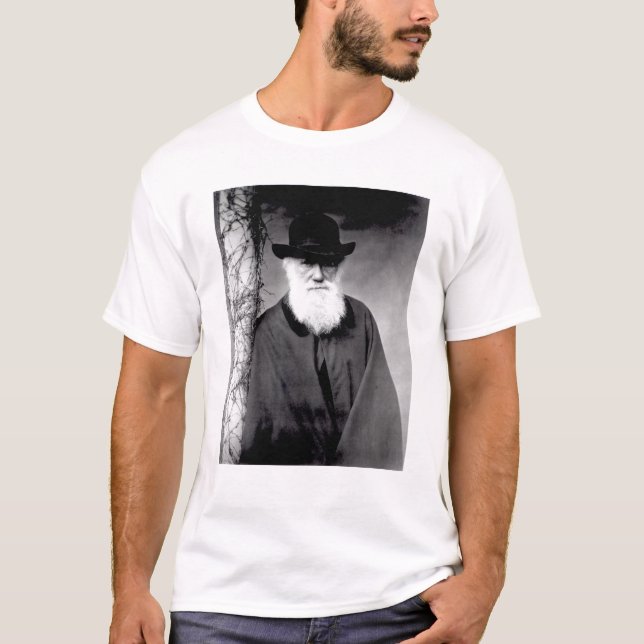 Camiseta Retrato de Charles Darwin 1881 (Frente)