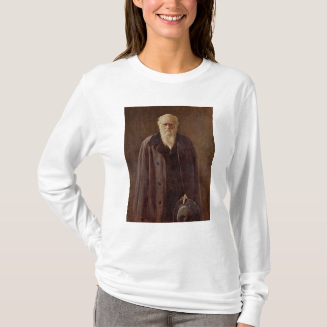 Camiseta Retrato de Charles Darwin 1883 (Frente)