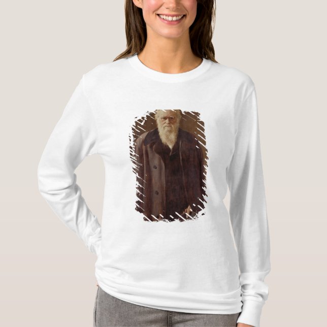 Camiseta Retrato de Charles Darwin 1883 (Frente)